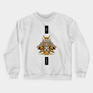 Japanese Metal Samurai Death Totem Design Crewneck Sweatshirt